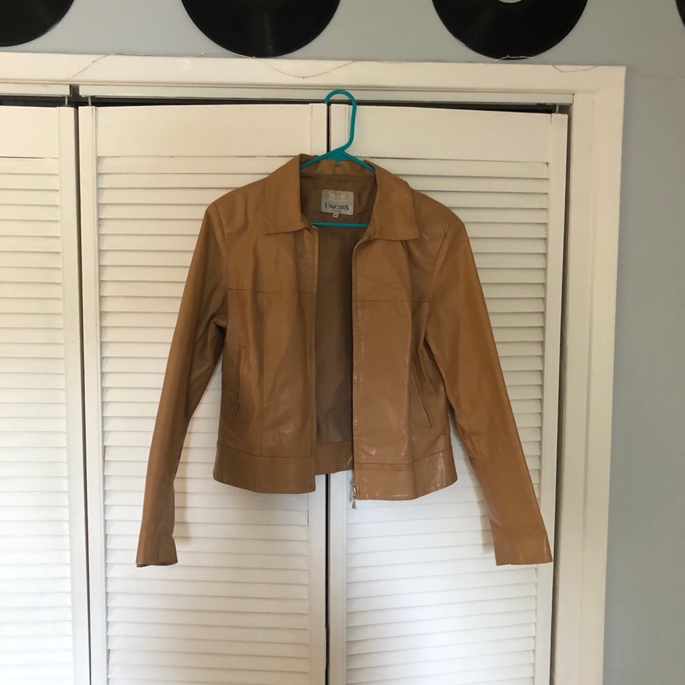 Tan Leather Jacket